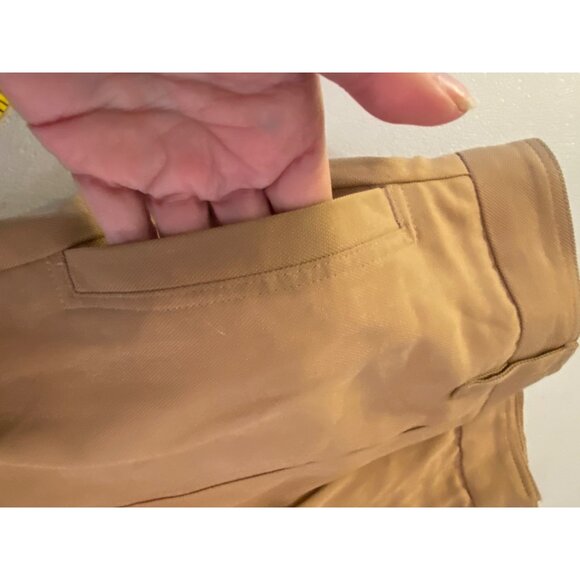 Ann Taylor Womens Wide Leg Tan Capri Pants Size 8 - Picture 6 of 10